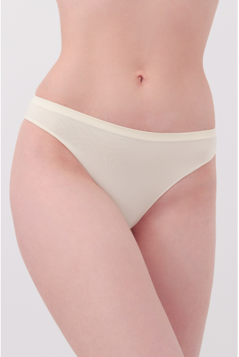 Женские бесшовные трусы бразилиана Brasilian briefs color Giulia (vanilla), желтый Женские бесшовные трусы бразилиана Brasilian briefs color Giulia (vanilla), желтый