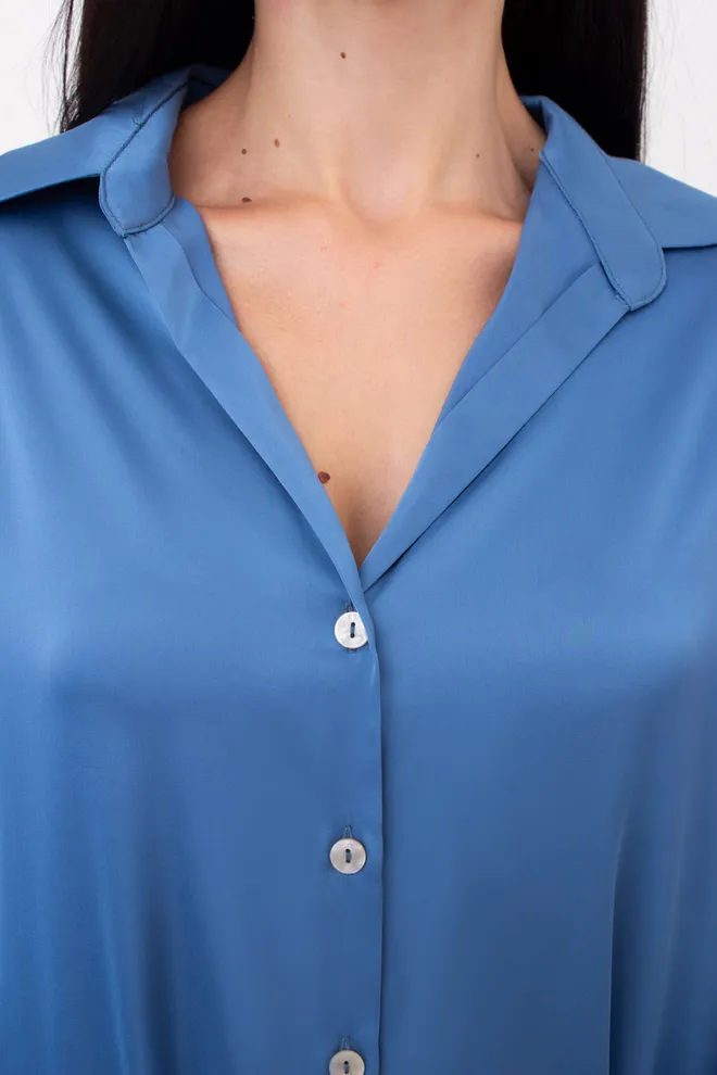 Шовкова піжама HELENA 5508/050 Giulia (light blue), блакитний