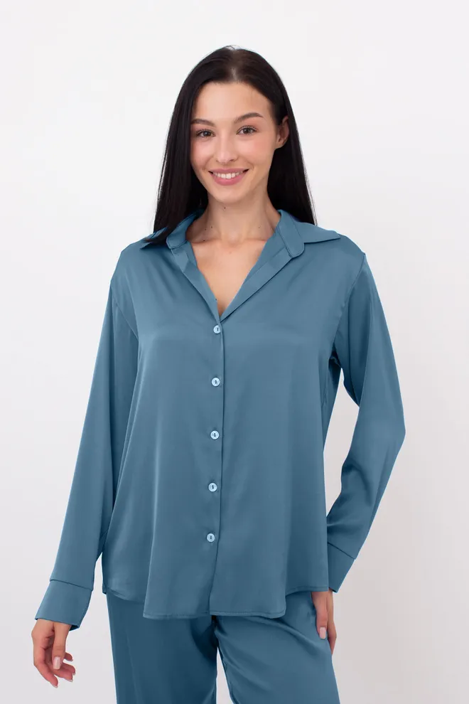 Шовкова піжама HELENA 5508/050 Giulia (turquoise), зелений