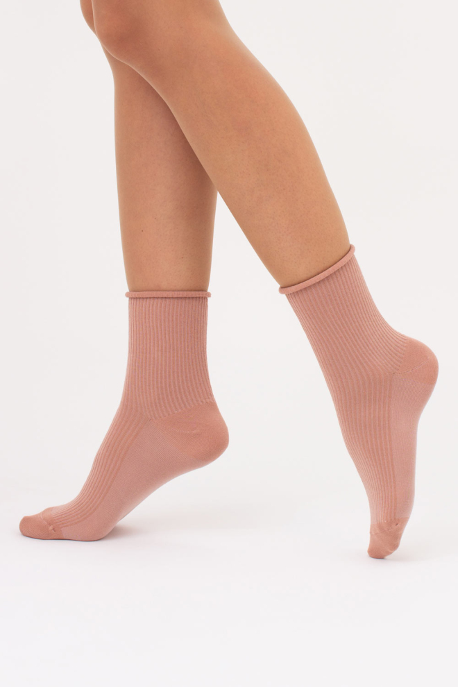 Жіночі шкарпетки в рубчик WS3 FASHION 060 Giulia (roe buck), бежевий