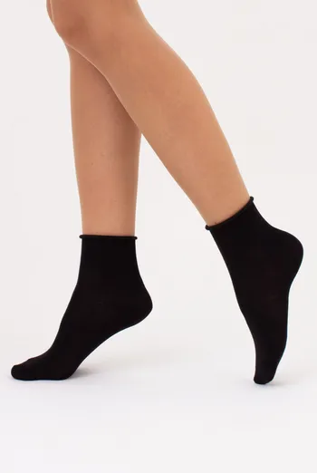 Жіночі шкарпетки класичні без резинки WS2 CLASSIC FREE Giulia (black), чорний