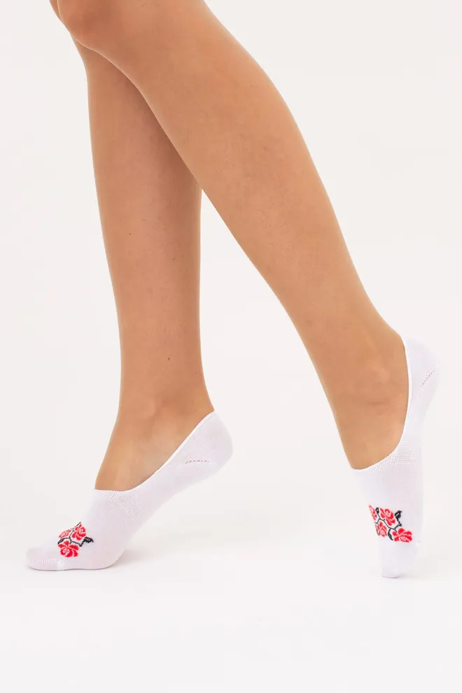 Бавовняні жіночі підслідники WF1 UKR 2405 Giulia (white), білий