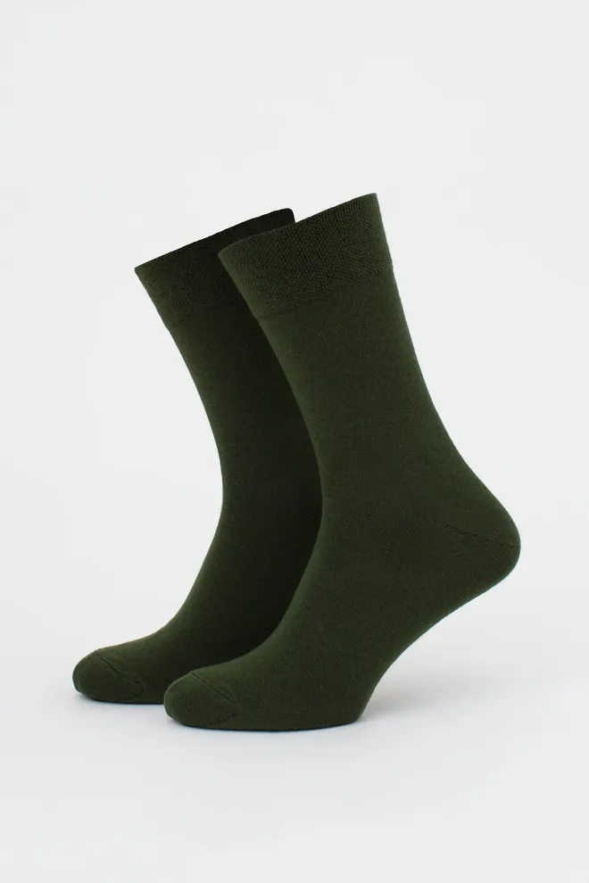 Шкарпетки чоловічі класичні Ms3c/sl-cl Premium Giulia (khaki), зелений