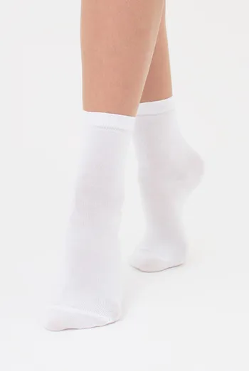 Носки женские классические (2 пары) WS3 CLASSIC Giulia (white/white), белый Носки женские классические (2 пары) WS3 CLASSIC Giulia (white/white), белый