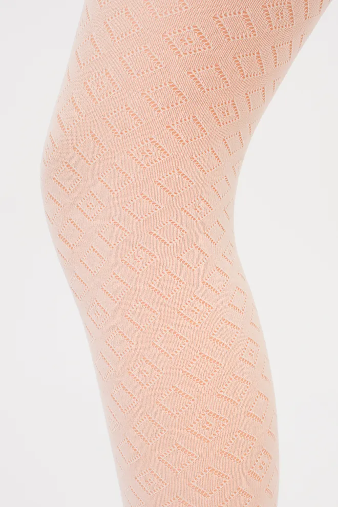 Дитячі колготки з візерунком TRAISY KIDS 80 (2) Giulia (panna), бежевий