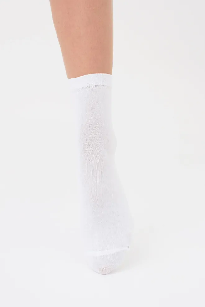 Шкарпетки жіночі класичні (2 пари) WS3 CLASSIC Giulia (white/white), білий
