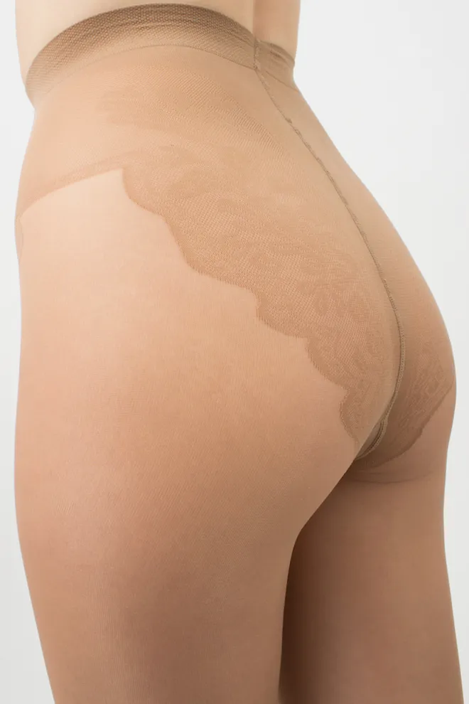 Класичні колготки Bikini 40 den Giulia (caramel), бежевий