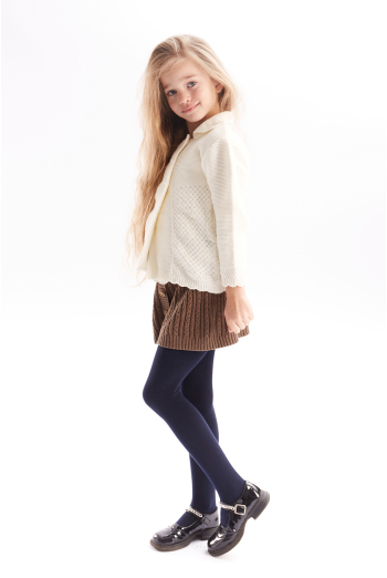 Дитячі бавовняні колготки Enjoy cotton 180 den Giulia (navy)