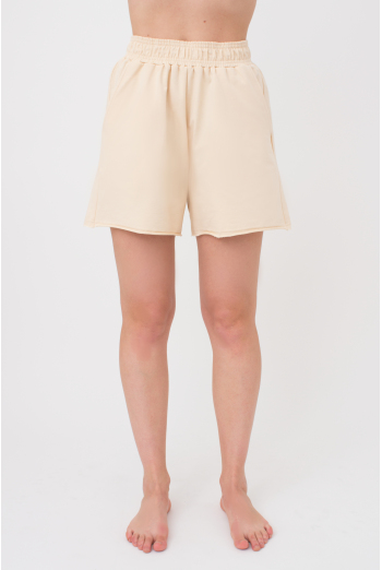 Жіночі шорти з необробленим краєм STREET STYLE 4204/180 Giulia (beige), бежевий