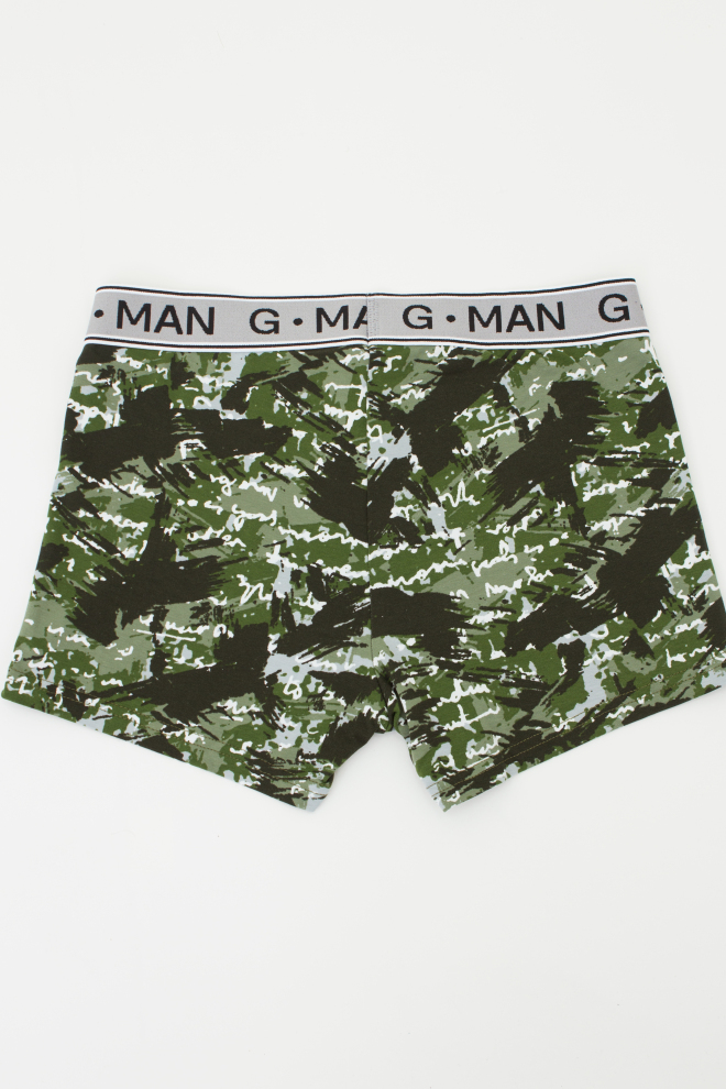Чоловічі труси боксери G-man print 20401/60 Giulia (camouflage khaki)