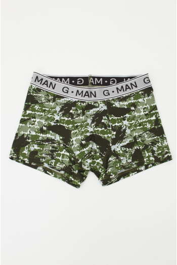 Чоловічі труси боксери G-man print 20401/60 Giulia (camouflage khaki)