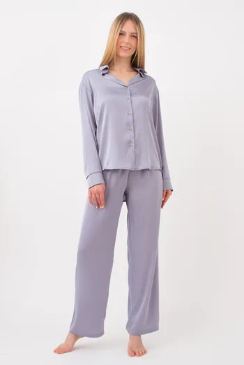 Шовкова піжама HELENA 5508/050 Giulia (cool grey), сірий Шовкова піжама HELENA 5508/050 Giulia (cool grey), сірий