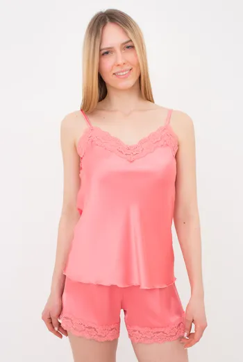 Пижама женская с шортами HELENA 6007/051 Giulia (coral), розовый