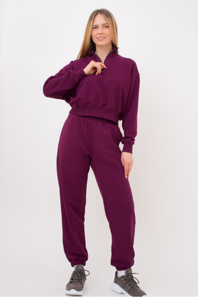Спортивные штаны из трехнитки STREET STYLE 4325/160 Giulia (magenta purple), фиолетовый