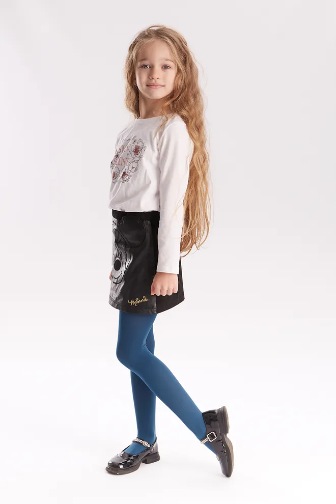 Класичні колготки для підлітків Ketty 40 den Giulia (navy peony)