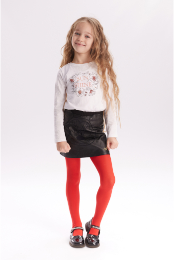 Класичні колготки для підлітків Ketty 40 den Giulia (scarlet)