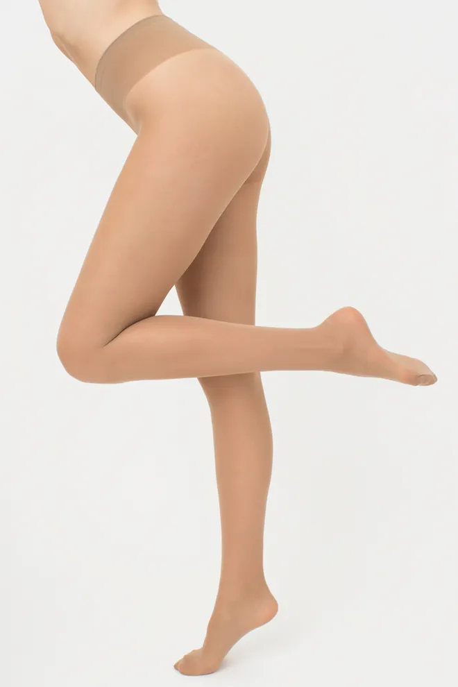 Класичні колготки із заниженою талією Sensi VB 40 den Giulia (caramel), бежевий