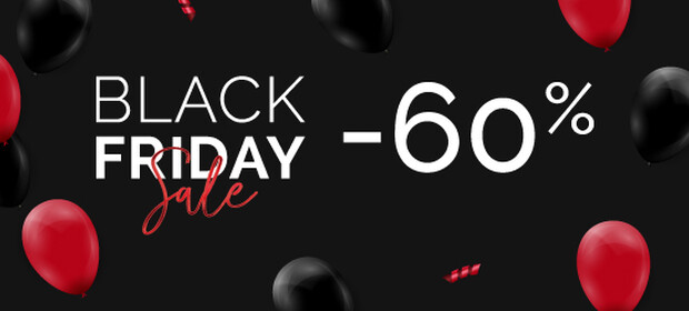 BLACK FRIDAY Sale -60%
