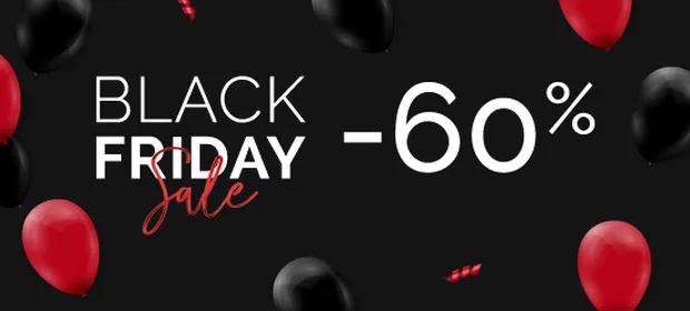 BLACK FRIDAY Sale -60%