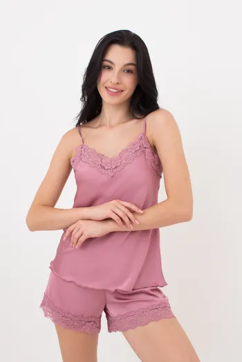 Піжама жіноча з шортами HELENA 6007/051 Giulia (dusty rose), рожевий