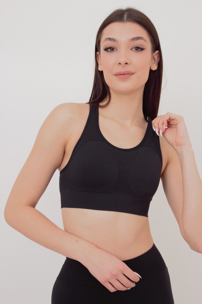 Спортивний топ TOP ENERGY 02 Giulia black (чорний)