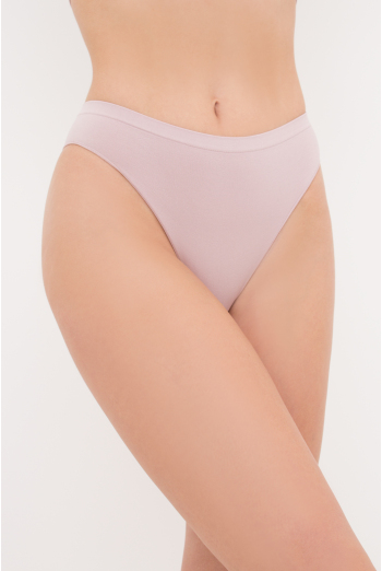 Женские бесшовные трусы бразилиана Brasilian briefs color Giulia (burnished lilac), розовый