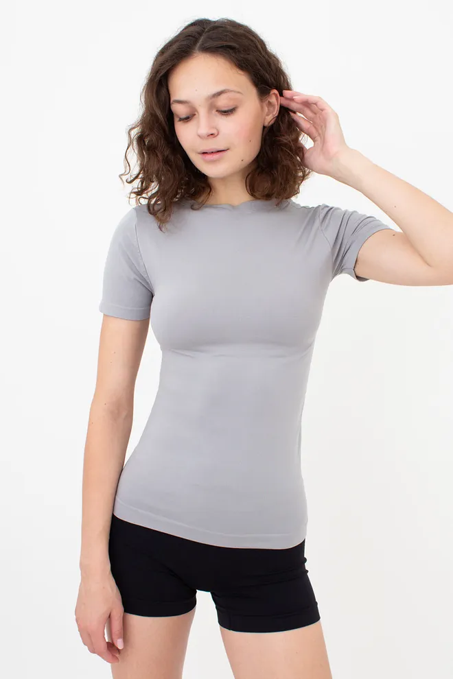 Безшовна футболка T-SHIRT Giulia (griffin), сірий