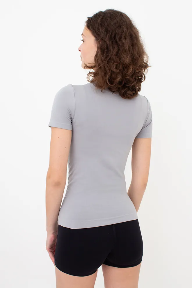 Безшовна футболка T-SHIRT Giulia (griffin), сірий