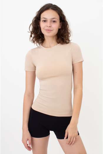 Бесшовная футболка T-SHIRT Giulia (light nude), бежевый Бесшовная футболка T-SHIRT Giulia (light nude), бежевый