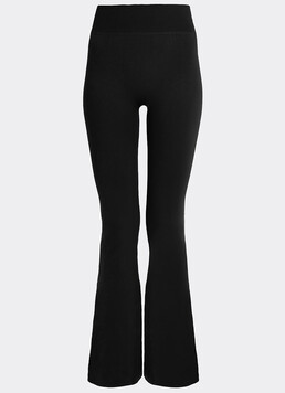 Бесшовные леггинсы клеш LEGGINGS FLARED Giulia (black), черный