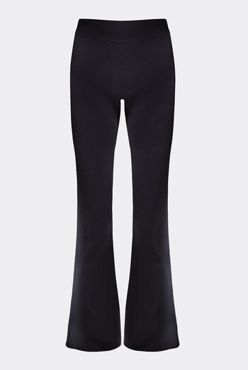 Бесшовные леггинсы клеш LEGGINGS FLARED Giulia (black), черный