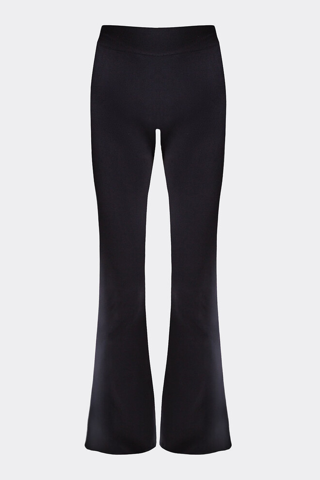 Бесшовные леггинсы клеш LEGGINGS FLARED Giulia (black), черный
