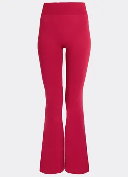 Бесшовные леггинсы клеш LEGGINGS FLARED Giulia (winterberry), красный