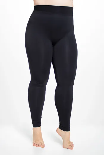 Безшовні легінси великого розміру POSITIVE LEGGINGS Giulia (black), чорний Безшовні легінси великого розміру POSITIVE LEGGINGS Giulia (black), чорний