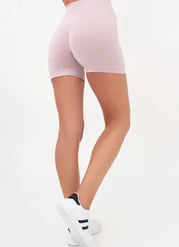 Бесшовные шорты с эффектом пуш-ап SHORTS SHAPE Giulia (burnished lilac), розовый