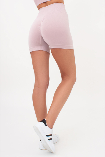 Безшовні шорти з ефектом пуш-ап SHORTS SHAPE Giulia (burnished lilac), рожевий