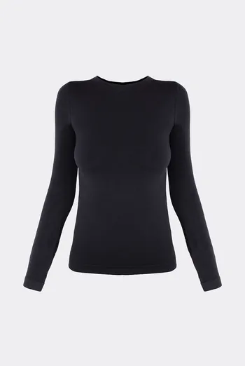 Бесшовный лонгслив LONGSLEEVE 01 Giulia (black), черный Бесшовный лонгслив LONGSLEEVE 01 Giulia (black), черный