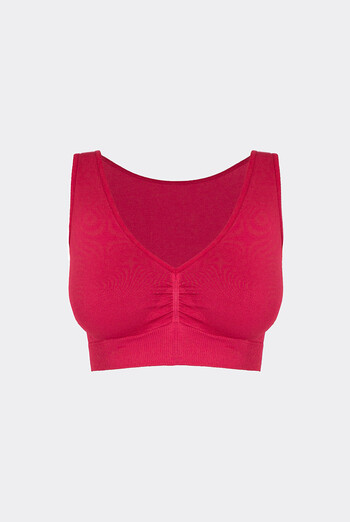 Бесшовный топ с push-up TOP SHAPE Giulia (winterberry), красный Бесшовный топ с push-up TOP SHAPE Giulia (winterberry), красный
