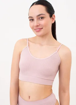 Бесшовный топ с фактурным узором косичка CAMI TOP BRAID Giulia (burnished lilac), розовый Бесшовный топ с фактурным узором косичка CAMI TOP BRAID Giulia (burnished lilac), розовый