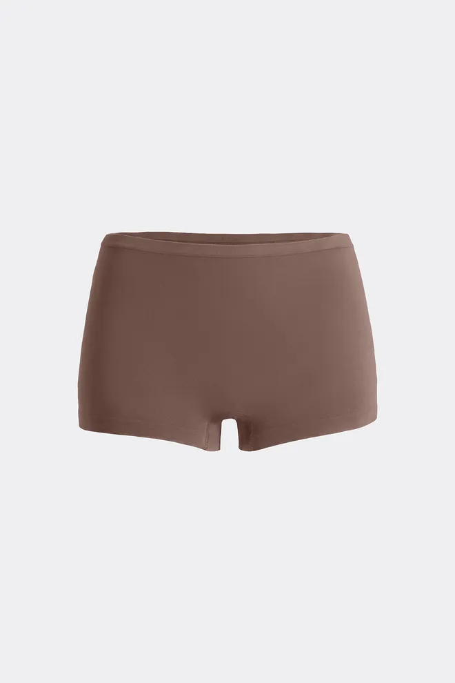 Жіночі труси-шорти безшовні BOXER BRIEFS COLOR Giulia (deep taupe), коричневий