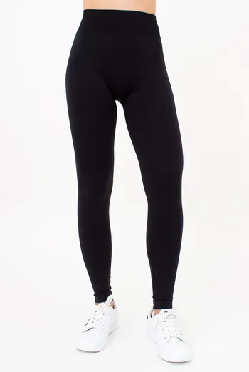 Бесшовные леггинсы из микрофибры LEGGINGS Giulia (nero), черный