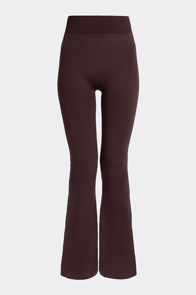 Бесшовные леггинсы клеш LEGGINGS FLARED Giulia (hot chocolate), коричневый