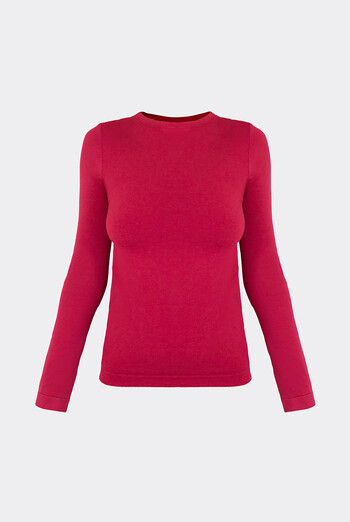 Бесшовный лонгслив LONGSLEEVE 01 Giulia (winterberry), красный Бесшовный лонгслив LONGSLEEVE 01 Giulia (winterberry), красный