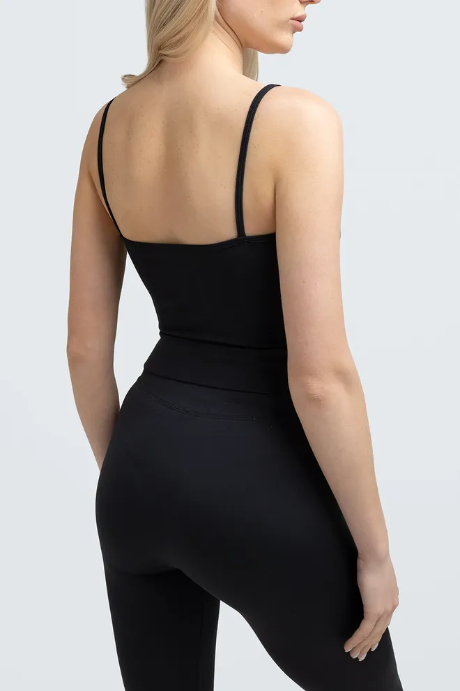 Майка топ CAMISOLE BRA EFFECT Giulia (black), черный