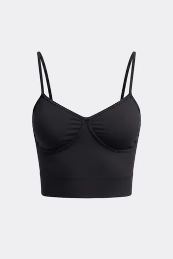 Майка топ CAMISOLE BRA EFFECT Giulia (black), черный