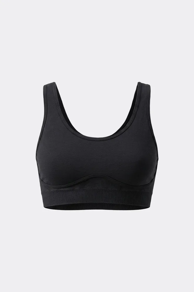 Спортивний топ-бра SPORT TOP BRA EFFECT Giulia (black), чорний