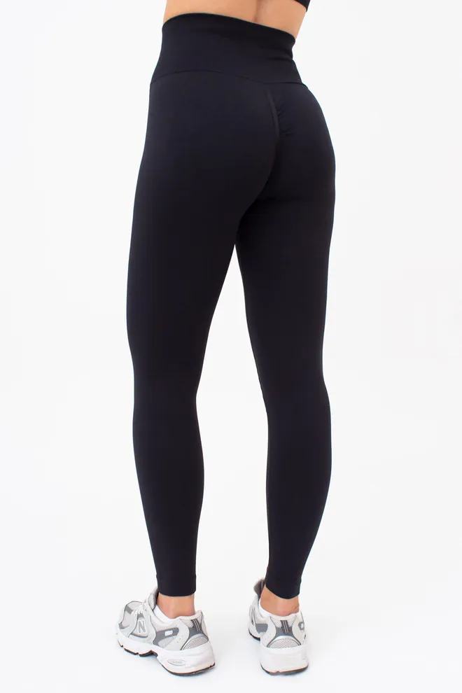 Спортивні легінси з push-up ефектом LEGGINGS SPORT SHAPE Giulia (black), чорний