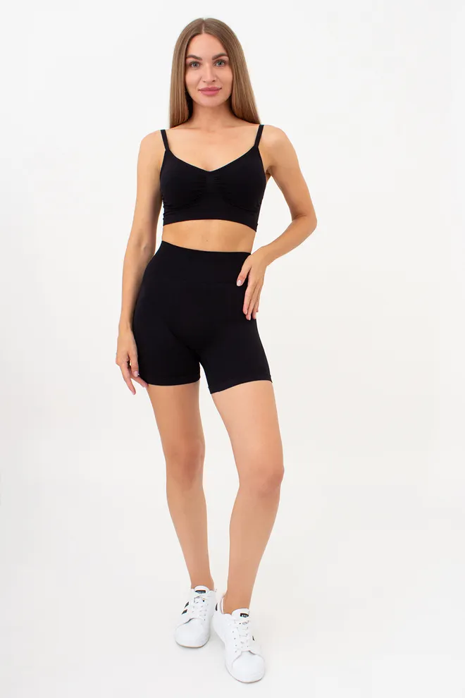 Спортивные шорты с пуш ап эффектом SHORTS SPORT SHAPE Giulia (black), черный