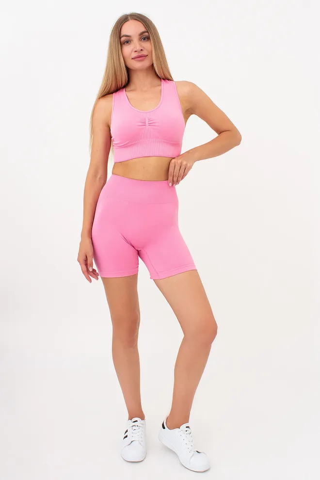 Спортивний топ з пуш ап ефектом TOP SPORT SHAPE Giulia (rosa pink), рожевий