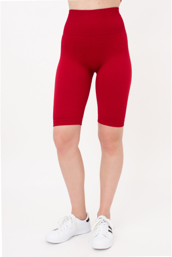 Женские бесшовные велосипедки в рубчик с пуш-ап эффектом TRACKS RIB SHAPE Giulia (winery), бордовый Женские бесшовные велосипедки в рубчик с пуш-ап эффектом TRACKS RIB SHAPE Giulia (winery), бордовый